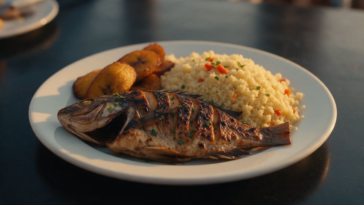 Plat de poisson braisé